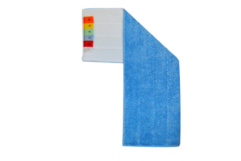 Washing Eco Pad Velcro Blue 13.5 x 43 Cm