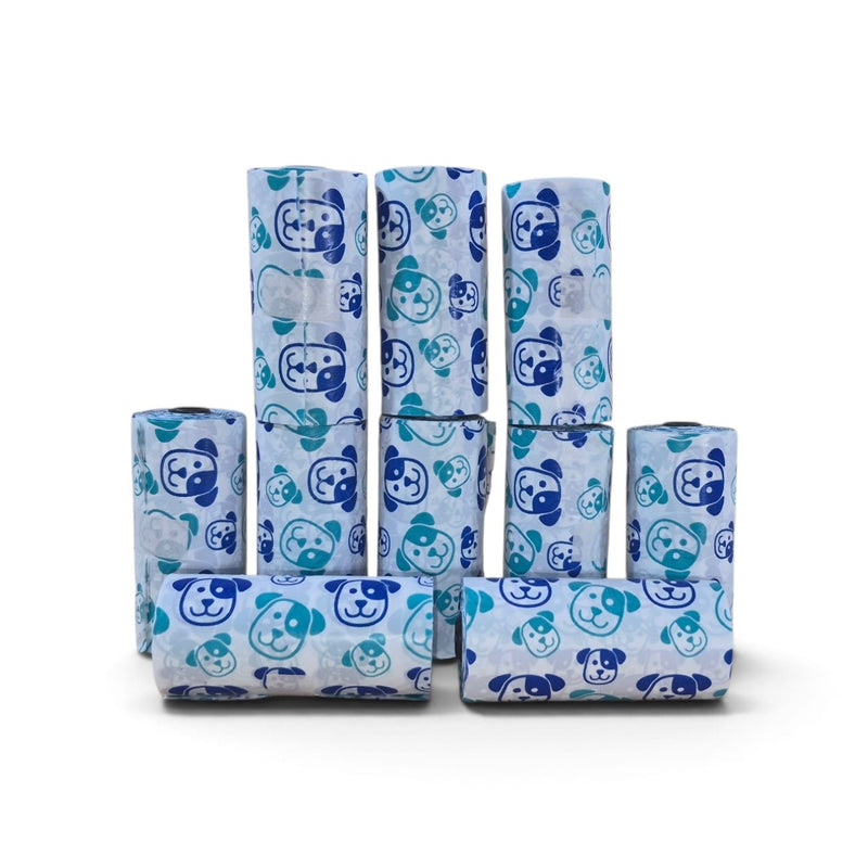 PE Perfumed White Printed Dog Poop Bags - Epic Clean Craftex