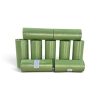 Premium PE Grass Green Dog Poop Bags for Easy Disposal