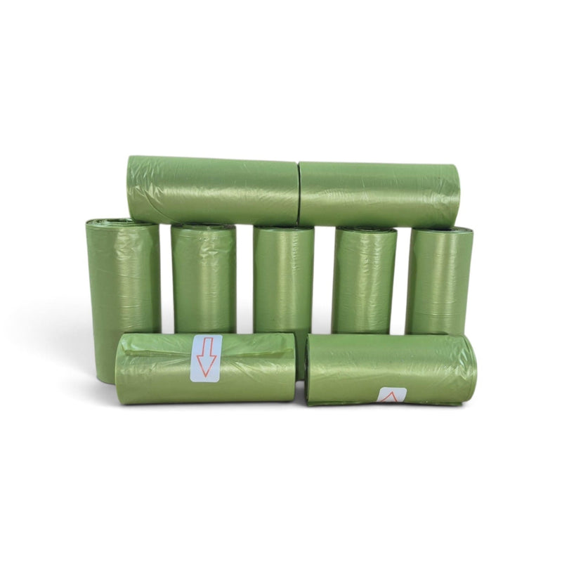Premium PE Grass Green Dog Poop Bags for Easy Disposal