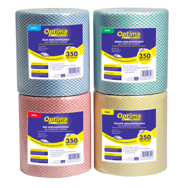 Optima Lightweight All Purpose Cloth Rolls