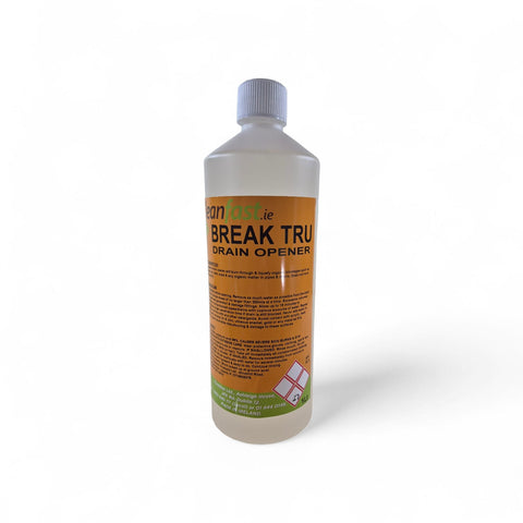 Cleanfast Break Tru 1L | Heavy Duty Drain Cleaner & Unblocker