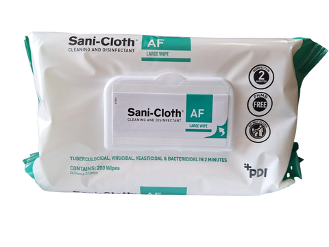 Sani Cloth Alcohol Free Universal Clean & Disinfect Wipe x 200 Wipes