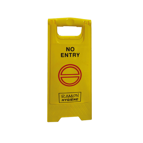 No Entry Floor Sign