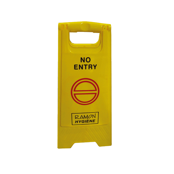 No Entry Floor Sign