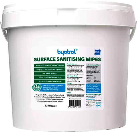 Non Alcohol Surface Sanitising Wipes x 1500 I Food Safe
