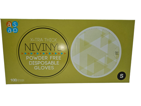 ASAP X-Tra Thick NiVinyl Powder Free Disposable Gloves