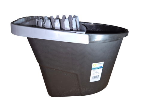 Easy Drain Rectangular Bucket With Wringer 16 L