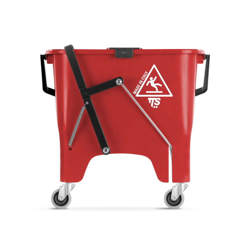 Squizzy 15L Colour Coded Mopping System With Wheels