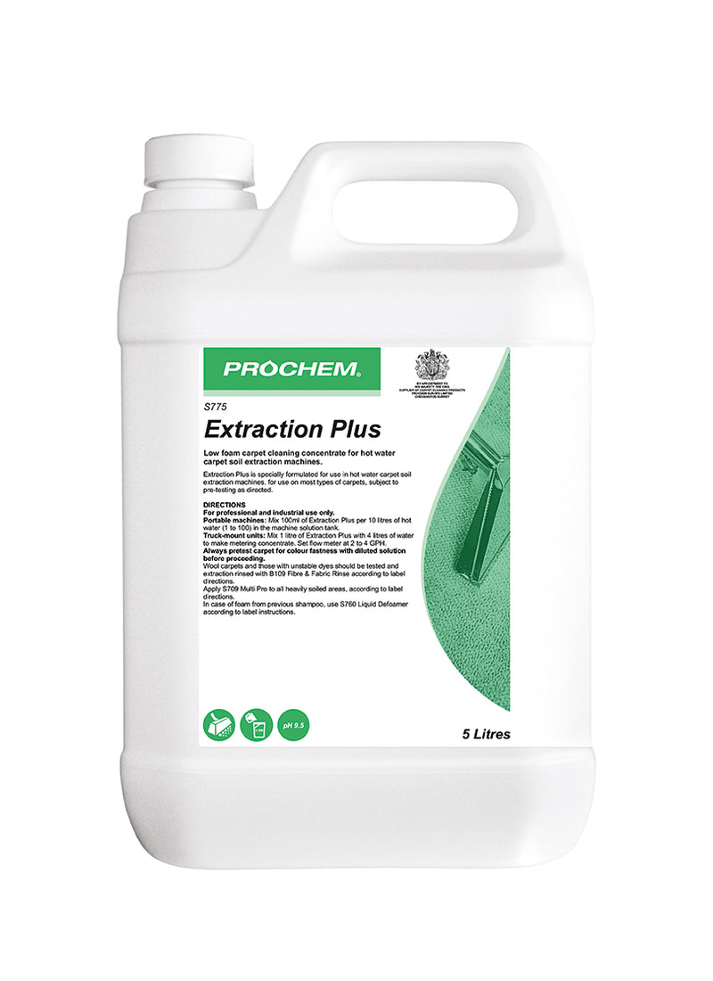 Glowing Prochem Extraction Plus 5L for Ultimate Cleaning