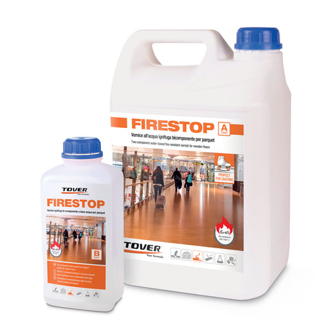 Tover Firestop Fire Resistant Two Pack Water Based Floor Lacquer