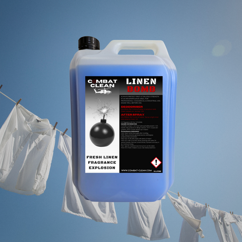 Njord Combat Clean Linen Bomb Odour Clear 5L