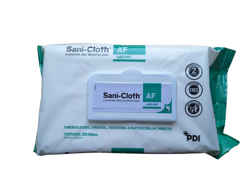 Sani Cloth Alcohol Free Universal Clean & Disinfect Wipe x 200 Wipes