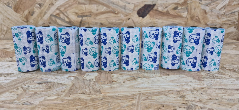 PE Perfumed White Printed Dog Poop Bags - Epic Clean Craftex