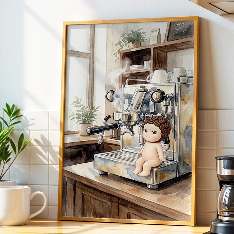 Sonny Angel Inspired Art, Espresso Poster