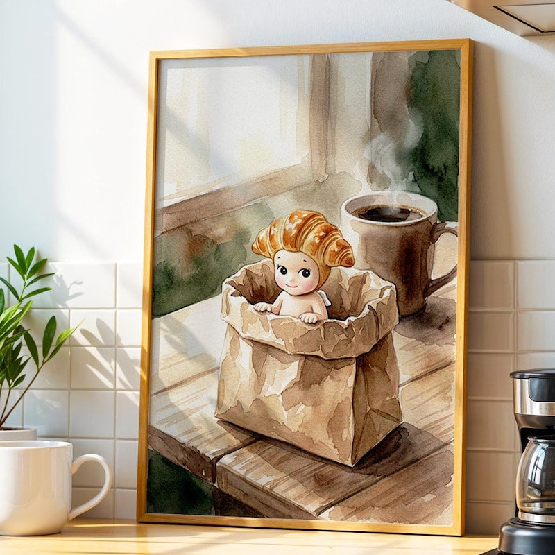 Sonny Angel Inspired Art, Pastry Bag Poster