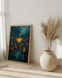African Village Art, Starry Night Print, Hut Landscape, Impasto Oil Painting, Night Sky Decor, Cozy Home, Anniversary Gift