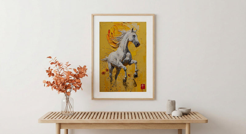The Sun Tarot Card Print, Positivity Art, Yellow Nursery Decor, Impasto Oil Painting, Happiness Poster, Boho Sun Wall Art, Joy Gift