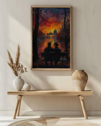 Berlin Wall Art, Brandenburg Gate Print, Germany Cityscape, Impasto Oil Painting, Sunset Landmark, Urban Decor, History Art