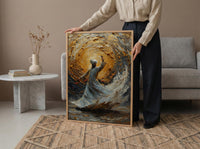 Whirling Dervish Art, Rumi Quote Print, Sufi Spiritual Decor, Impasto Oil Painting, Divine Love, Mevlana, Engagement Gift
