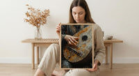 Oud Instrument Art, Music Wall Decor, Arabian Music, Impasto Oil Painting, Musician Gift, Warm Light, Housewarming Gift