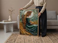 The Empress Tarot Print, Mothers Day Gift From Daughter, Divine Feminine Wall Art, Museum Quality Decor, Shipped Wall Art