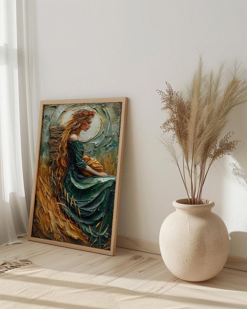 The Empress Tarot Print, Mothers Day Gift From Daughter, Divine Feminine Wall Art, Museum Quality Decor, Shipped Wall Art