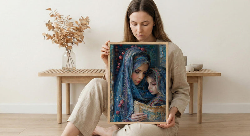The High Priestess Print, Wise Mother Wall Art, Mothers Day Gift From Son, Museum Quality Decor, Shipped Wall Art