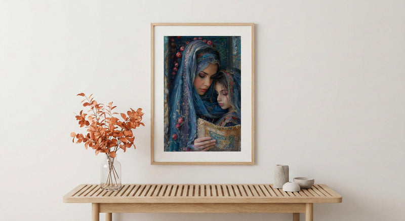 The High Priestess Print, Wise Mother Wall Art, Mothers Day Gift From Son, Museum Quality Decor, Shipped Wall Art