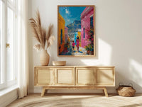 Cape Town South Africa Print, Mothers Day Gift From Son, Bo Kaap Wall Art, Mom And Son Poster, Colorful African Decor