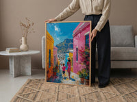 Cape Town South Africa Print, Mothers Day Gift From Son, Bo Kaap Wall Art, Mom And Son Poster, Colorful African Decor