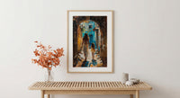 Zanzibar Stone Town Art Print, Mothers Day Gift From Daughter, Historic Street Wall Art, Mother Daughter Poster, African Decor