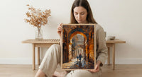 Cairo Egypt Art Print, Mothers Day Gift From Son, Islamic Architecture Wall Art, Mom And Son Poster, Historic African Decor