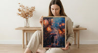 Taiwan Jiufen Art Print, Mothers Day Gift From Son, Mom And Son Poster, Museum Quality Asian Decor, Shipped Wall Art
