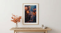 Taiwan Jiufen Art Print, Mothers Day Gift From Son, Mom And Son Poster, Museum Quality Asian Decor, Shipped Wall Art