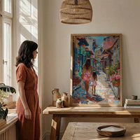 Penang Malaysia Print, George Town Wall Art, Mothers Day Gift From Daughter, Museum Quality Decor, Mother Daughter Poster