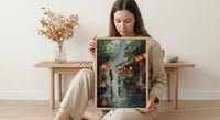 Lijiang China Art Print, Mothers Day Gift From Son, Ancient Town Wall Art, Mom And Son Poster, Museum Quality Decor
