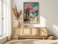 Luang Prabang Art Print, Laos Travel Poster, Mothers Day Gift From Son, Mom And Son Wall Art, Museum Quality Decor