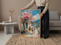 Luang Prabang Art Print, Laos Travel Poster, Mothers Day Gift From Son, Mom And Son Wall Art, Museum Quality Decor