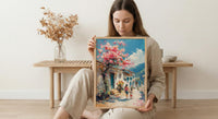 Luang Prabang Art Print, Laos Travel Poster, Mothers Day Gift From Son, Mom And Son Wall Art, Museum Quality Decor