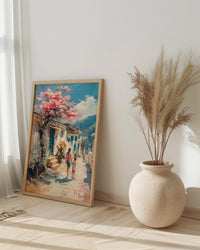 Luang Prabang Art Print, Laos Travel Poster, Mothers Day Gift From Son, Mom And Son Wall Art, Museum Quality Decor