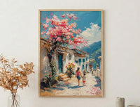 Luang Prabang Art Print, Laos Travel Poster, Mothers Day Gift From Son, Mom And Son Wall Art, Museum Quality Decor