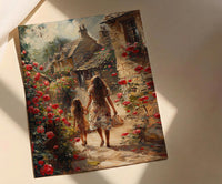 Cotswolds England Print, English Village Wall Art, Mothers Day Gift From Daughter, Museum Quality Decor, Shipped Wall Art