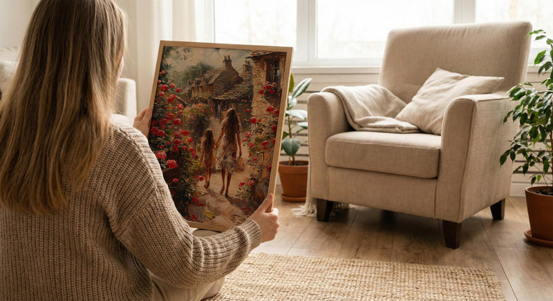 Cotswolds England Print, English Village Wall Art, Mothers Day Gift From Daughter, Museum Quality Decor, Shipped Wall Art