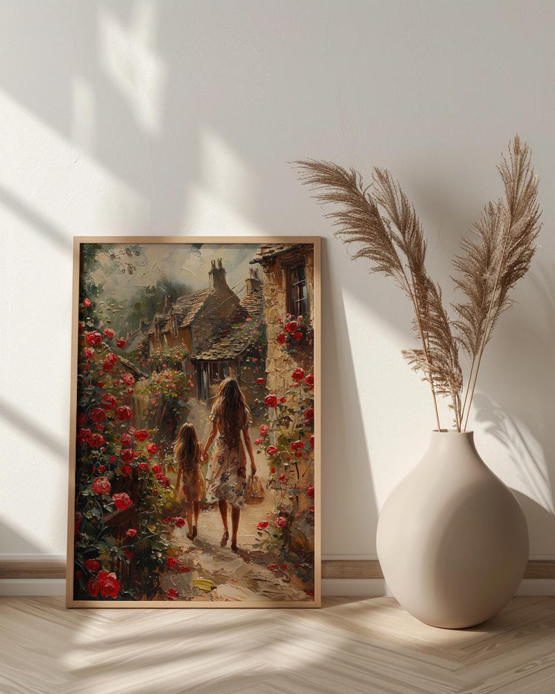Cotswolds England Print, English Village Wall Art, Mothers Day Gift From Daughter, Museum Quality Decor, Shipped Wall Art
