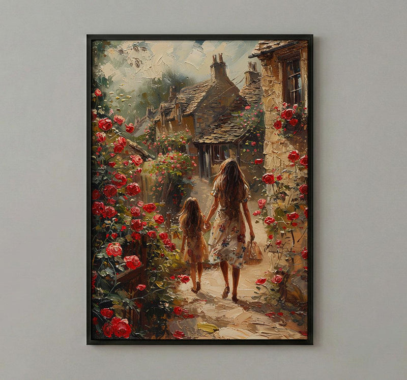 Cotswolds England Print, English Village Wall Art, Mothers Day Gift From Daughter, Museum Quality Decor, Shipped Wall Art