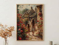 Cotswolds England Print, English Village Wall Art, Mothers Day Gift From Daughter, Museum Quality Decor, Shipped Wall Art