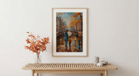 Amsterdam Canal Print, Mothers Day Gift From Son, Netherlands Wall Art, Mom And Son Poster, Museum Quality Decor