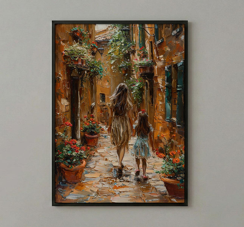 Florence Tuscany Print, Italian Street Wall Art, Mothers Day Gift From Daughter, Museum Quality Decor, Shipped Wall Art