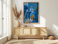 Jodhpur India Print, Blue City Wall Art, Mothers Day Gift From Son, Mom And Son Poster, Museum Quality Decor